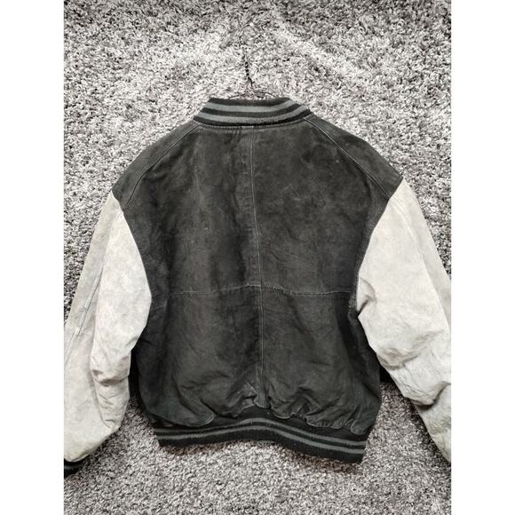 Free Country Black and Gray Bomber Jacket - Picture 9 of 13